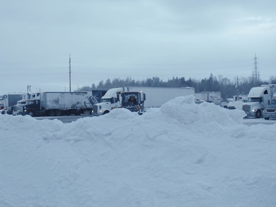 Large-lot snow plowing in GTA
